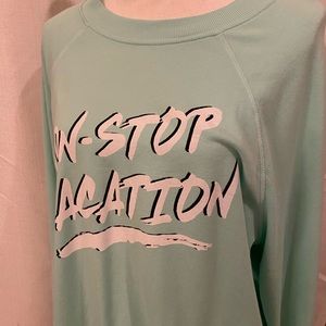 Wildfox Sweatshirt XL Mint Green NWOT